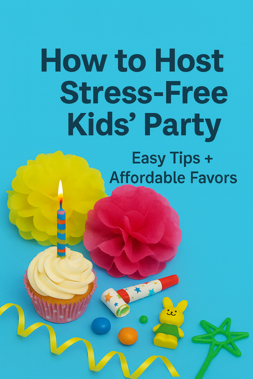 How to Host a Stress-Free Kids’ Party: Easy Tips + Affordable Favors