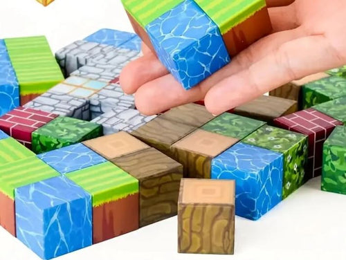 100-Piece Magnetic Building Cubes – Create Your Own 3D World!