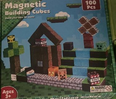 100-Piece Magnetic Building Cubes – Build, Create & Imagine Your Own World!
