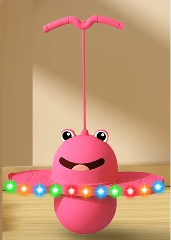 Kids Light-Up Balance Jump Ball – Animal Hopping Toy
