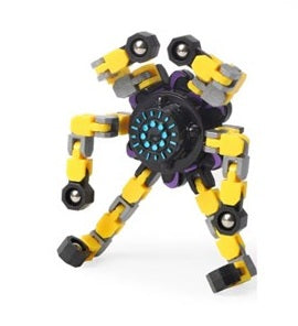 FlexiBot Fidget Spinner – Bendable Robot Sensory Toy