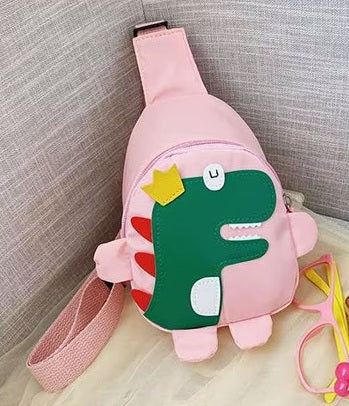 Kids Dino Crossbody Bag – Cute Dinosaur Sling Bag (Multiple Colors)