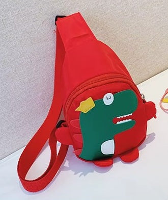 Kids Dino Crossbody Bag – Cute Dinosaur Sling Bag (Multiple Colors)