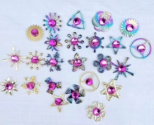 Rainbow Metal Fidget Spinner – Colorful Stress Relief Toy- $2.49/EA