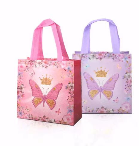 Butterfly Princess Gift Bag – Reusable Tote for Goodie Bags